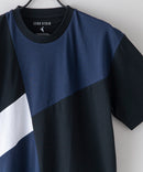 汗染み 目立ちにくい Tシャツ ゼロステイン ZERO STAIN 汗染み防止 切り替え デザイン Tシャツ メンズ レディース 男女兼用 トップス 半袖 おしゃれ 吸水速乾 人気 tシャツ 機能 快適 インナー 肌着としても 撥水加工 UVカット 防汚加工 紫外線防止