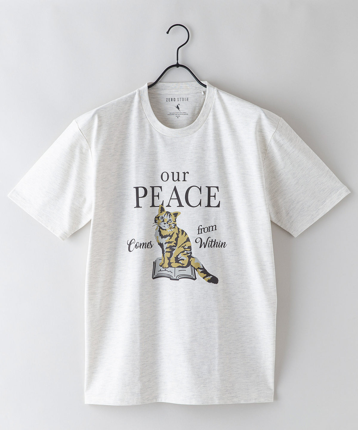 汗染み 目立ちにくい アニマル プリント Tシャツ ZERO STAIN