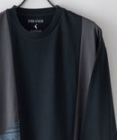 汗染み 目立ちにくい 切替 デザイン BIG 7分袖 Tシャツ ZERO STAIN ゼロステイン 防汚 UVカット 撥水 ❘ジーンズメイト公式オンラインショップ