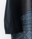 汗染み 目立ちにくい 切替 デザイン BIG 7分袖 Tシャツ ZERO STAIN ゼロステイン 防汚 UVカット 撥水 ❘ジーンズメイト公式オンラインショップ