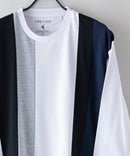汗染み 目立ちにくい 切替 デザイン BIG 7分袖 Tシャツ ZERO STAIN ゼロステイン 防汚 UVカット 撥水 ❘ジーンズメイト公式オンラインショップ