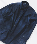 【定番】オックス リラックス フィットシャツ メンズ カジュアル BLUE STANDARD