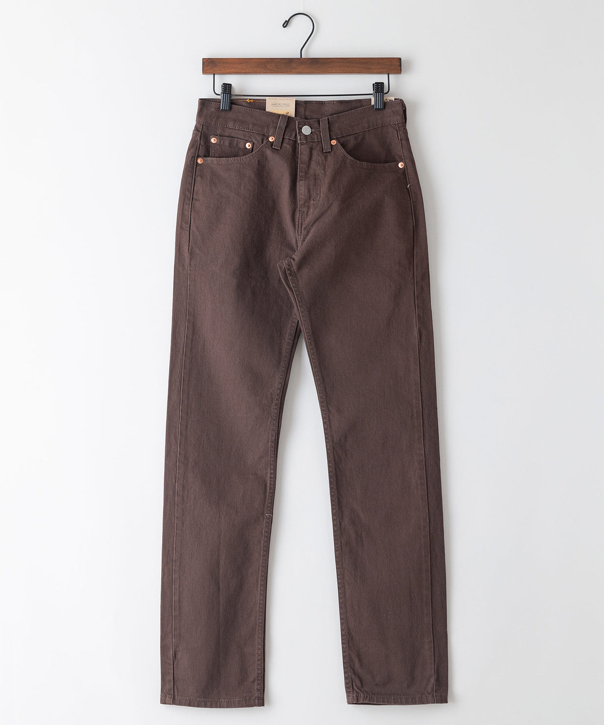 50s Levi's casuals ブラウンシャンブレー パンツ 自宅で試着、返品送料無料】シャンブレーイージーパンツ メンズ