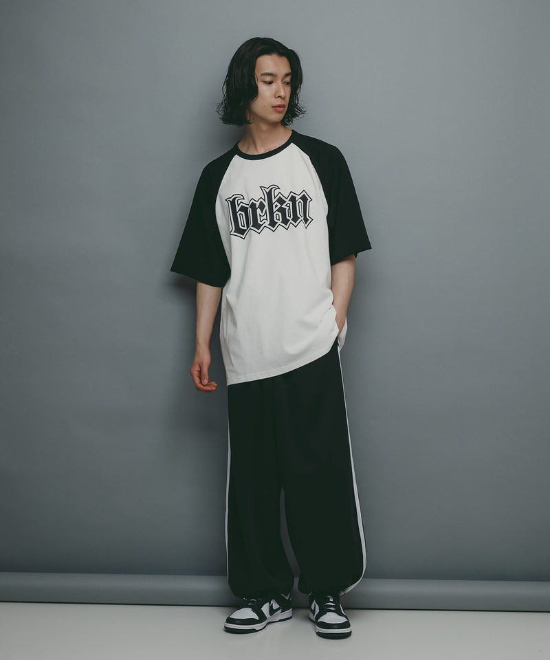 【brknhome/ブロークンホーム】ラグランTシャツ