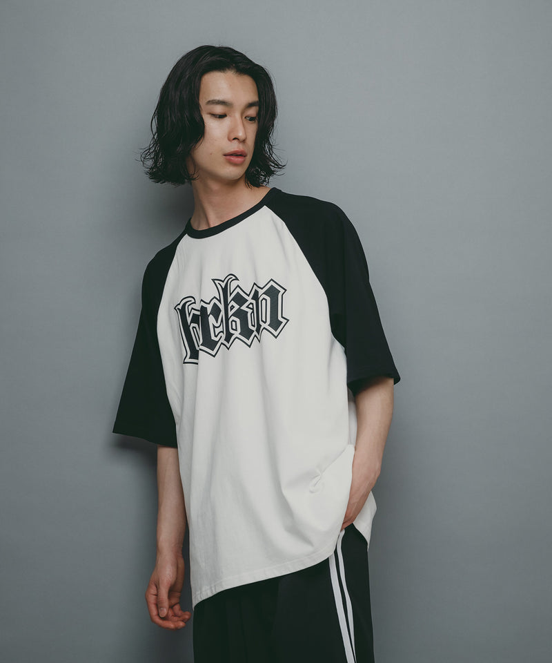 【brknhome/ブロークンホーム】ラグランTシャツ