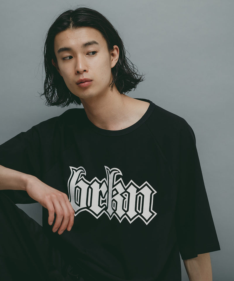 【brknhome/ブロークンホーム】ラグランTシャツ