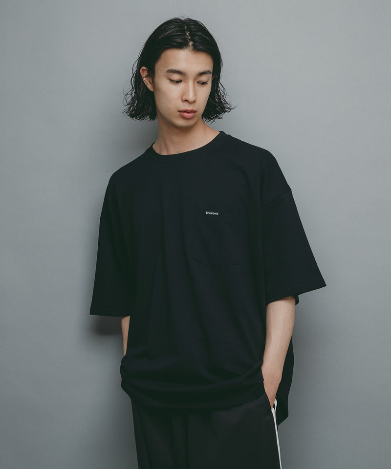 【brknhome/ブロークンホーム】ビッグシルエットポケット付Tシャツ