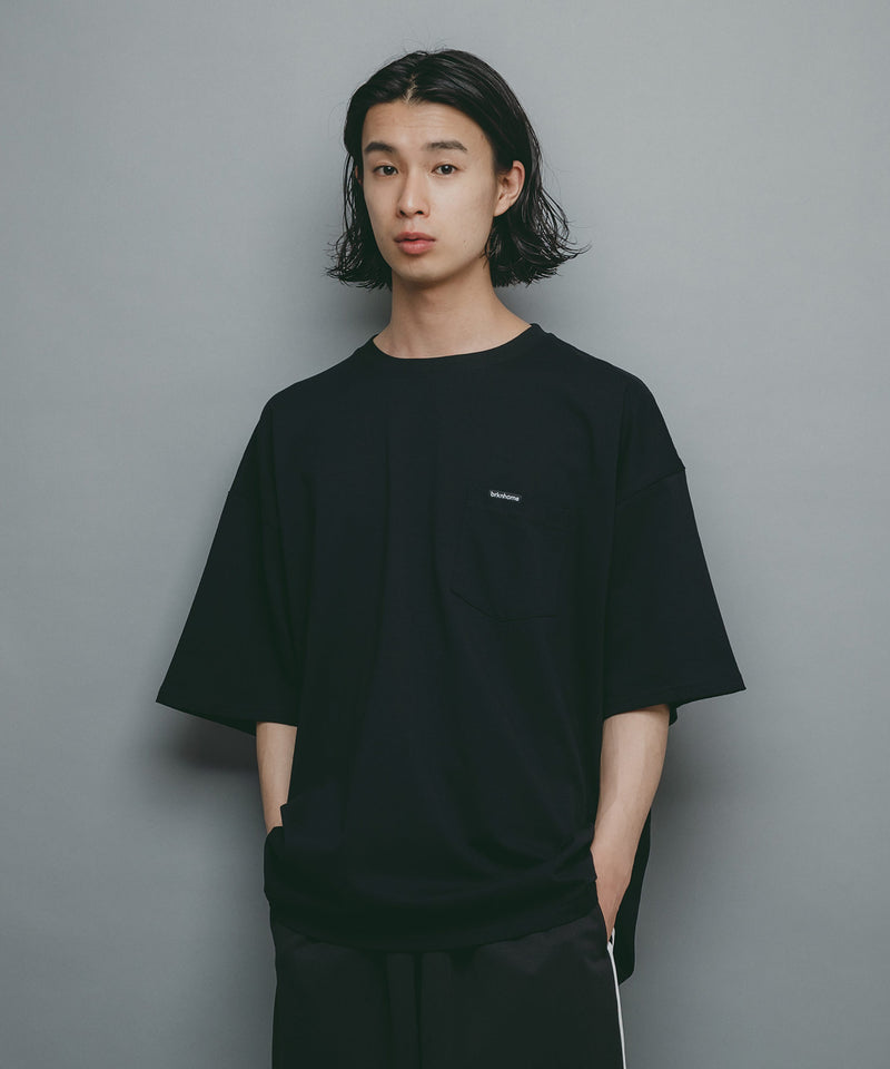 【brknhome/ブロークンホーム】ビッグシルエットポケット付Tシャツ