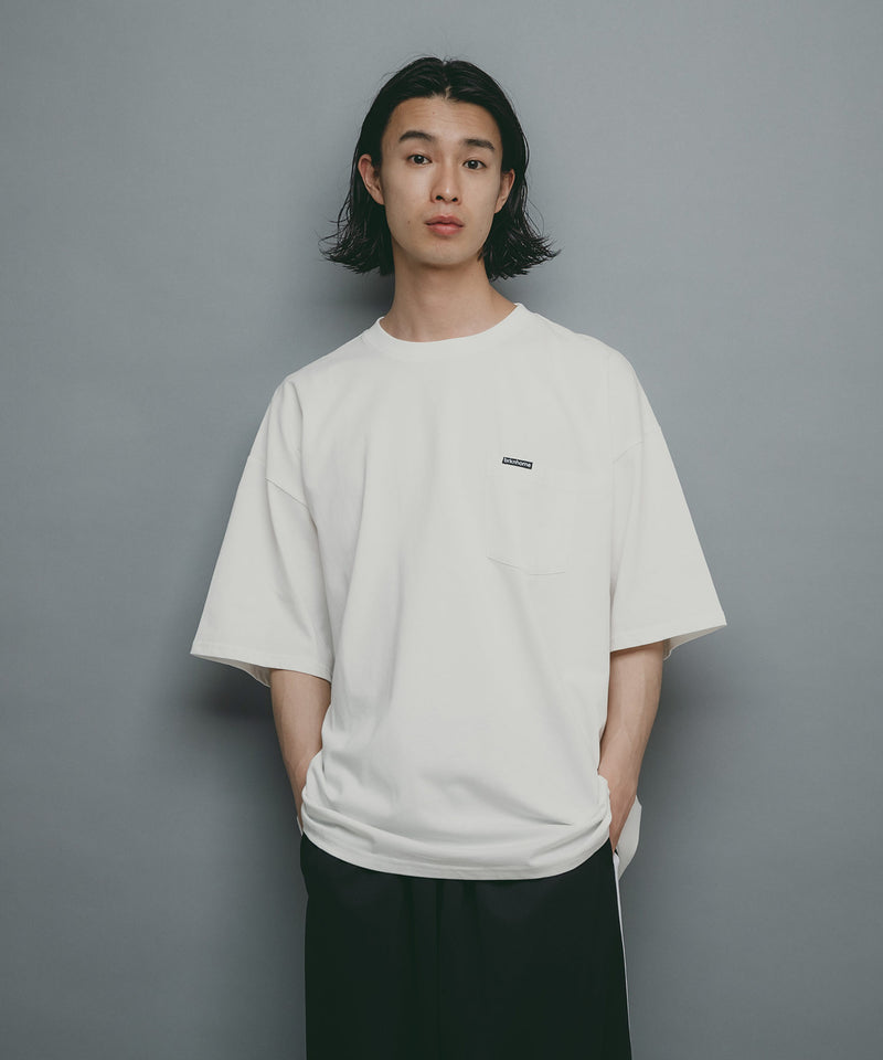 【brknhome/ブロークンホーム】ビッグシルエットポケット付Tシャツ