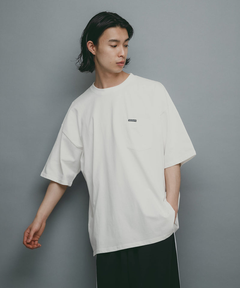 【brknhome/ブロークンホーム】ビッグシルエットポケット付Tシャツ