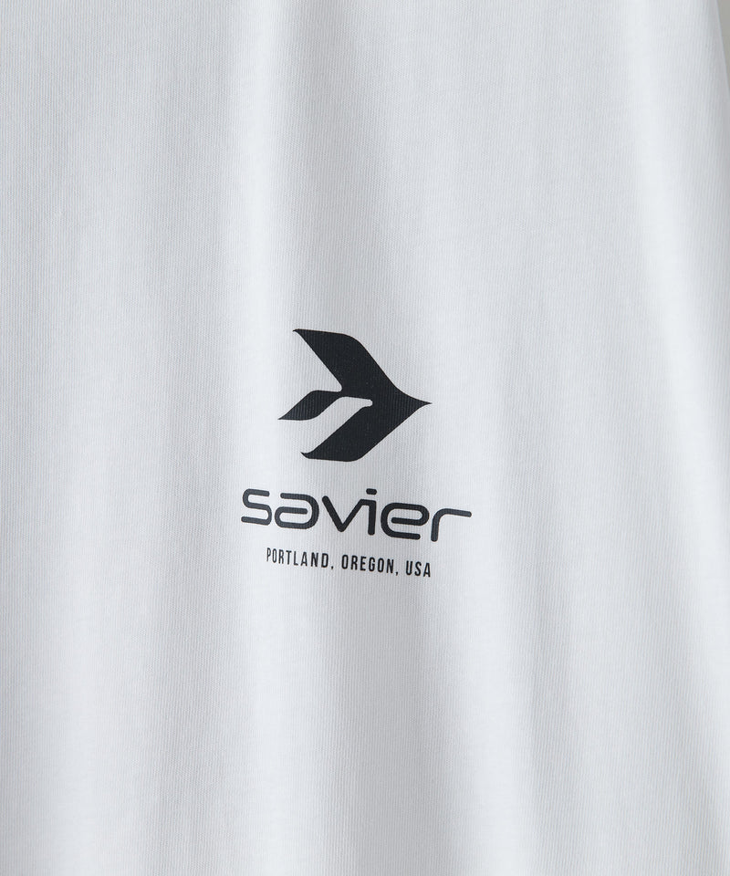 【SAVIER/サビアー】オーバーサイズ バックプリントTシャツ UVカット