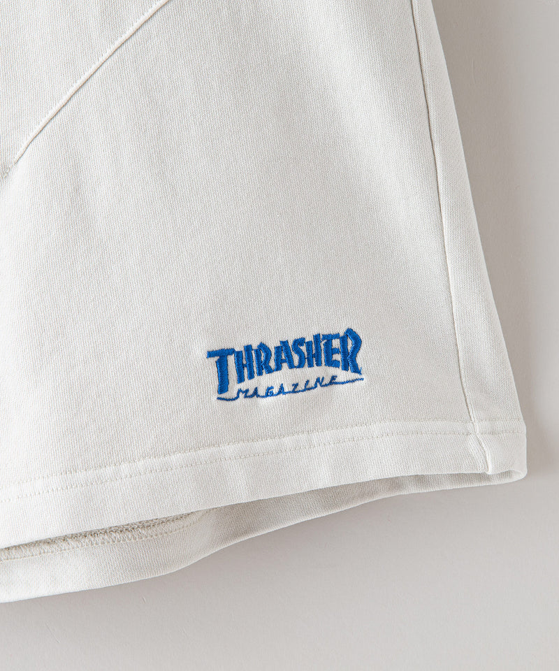 【THRASHER/スラッシャー】ヘビーウェイト ピグメント加工スウェットショートパンツ zo