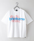 【brknhome/ブロークンホーム】 発泡プリントロゴ オーバーサイズ Tシャツ