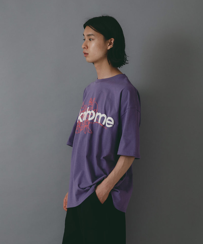 【brknhome/ブロークンホーム】 発泡プリントロゴ オーバーサイズ Tシャツ