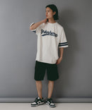 【brknhome/ブロークンホーム】袖ライン ベースボールロゴ Tシャツ ❘ジーンズメイト公式オンラインショップ