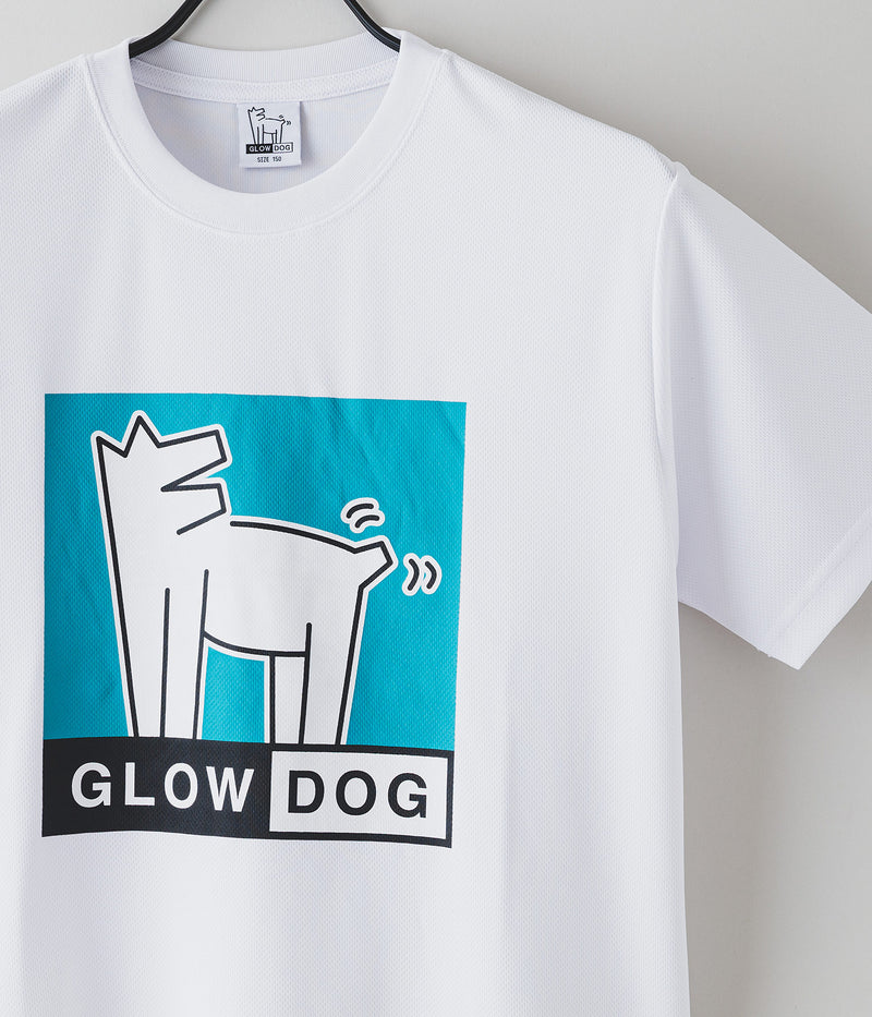 【オンラインショップ限定】DOGロゴ プリント KIDSTシャツ GLOW DOG 吸水速乾 UVカット ドック