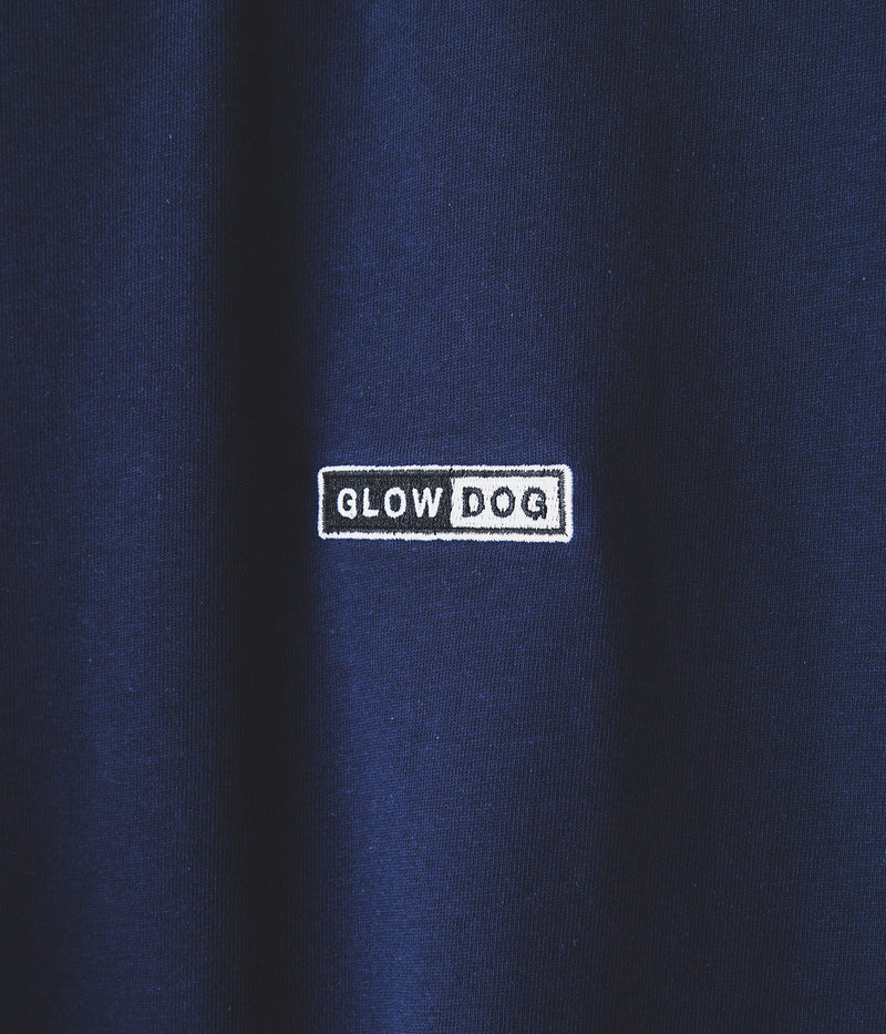 【web限定】ロゴ ワンポイント刺繍 Tシャツ GLOW DOG