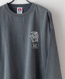 パウダーブリーチ加工 袖プリント バックプリント ワイドシルエットロンＴ BEN DAVIS べンデイビス ❘ジーンズメイト公式オンラインショップ
