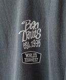 パウダーブリーチ加工 袖プリント バックプリント ワイドシルエットロンＴ BEN DAVIS べンデイビス ❘ジーンズメイト公式オンラインショップ