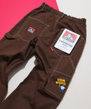 　配色ステッチ 刺繍 ワイドペインターパンツ BEN DAVIS ベンデイビス