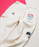 　配色ステッチ 刺繍 ワイドペインターパンツ BEN DAVIS ベンデイビス