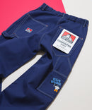 　配色ステッチ 刺繍 ワイドペインターパンツ BEN DAVIS ベンデイビス