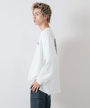 サンセットマウンテン バックロゴ ロンT OUTDOOR EXCHANGE アウトドアエクスチェンジ