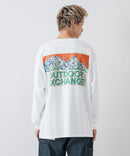 サンセットマウンテン バックロゴ ロンT OUTDOOR EXCHANGE アウトドアエクスチェンジ