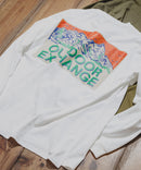 サンセットマウンテン バックロゴ ロンT OUTDOOR EXCHANGE アウトドアエクスチェンジ