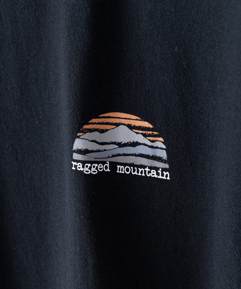 ワンポイント ロゴ ロンT RAGGED MOUNTAIN ラギットマウンテン アウトドアブランド ロンT プリント 定番 マウンテン シンプル