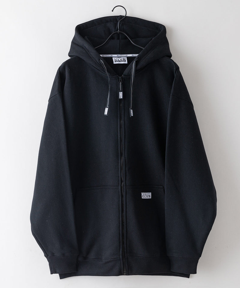 【PRO CLUB/プロクラブ】Heavyweight Full Zip Hood   13オンス ヘビーウェイトフルジップフーディー ジップパーカー PCB143 zo