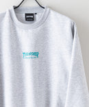 裏起毛 バック刺繍＆プリント クルーネックスウェット THRASHER スラッシャー　