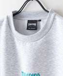 裏起毛 バック刺繍＆プリント クルーネックスウェット THRASHER スラッシャー　