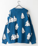 【UNIIT/ユニット】総柄プルオーバージャガードニット zo