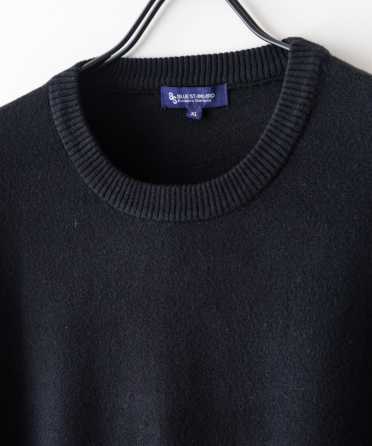 高機能カシミヤタッチ クルーネック セーター 素肌で着れるセーター