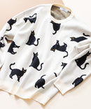 【UNIIT/ユニット】総柄プルオーバージャガードニット zo