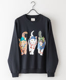 【CORISCO/コリスコ】裏毛アニマルプリントトレーナー zo