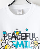 【SMILEY FACE/スマイリーフェイス】裏起毛オーバーサイズプリントスウェットトレーナー