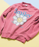 【SMILEY FACE/スマイリーフェイス】裏起毛オーバーサイズプリントスウェットトレーナー