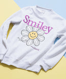 【SMILEY FACE/スマイリーフェイス】裏起毛オーバーサイズプリントスウェットトレーナー