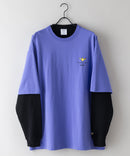 【（What it isNt）ART BY MARKGONZALES / (ワットイットイズント)アートバイマークゴンザレス】 リアル レイヤード ロンT  半袖T ロンT 2枚セット ユニセックス