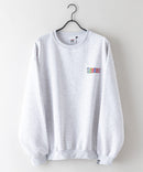【VISION STREET WEAR/ヴィジョンストリートウェア】MONSTER LOGO SWEAT/オーバーサイズ 裏起毛 バックプリント ロゴ ワンポイント スウェット トレーナー/レディース メンズ zo