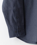 リラックスフィット 楽ケア オックス バンドカラーシャツ イージーケア ピンポイント防汚加工 時短シャツ BLUE STANDARD ❘ジーンズメイト公式オンラインショップ