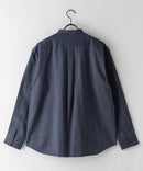 リラックスフィット 楽ケア オックス バンドカラーシャツ イージーケア ピンポイント防汚加工 時短シャツ BLUE STANDARD ❘ジーンズメイト公式オンラインショップ