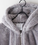 （What it isNt）ART BY MARKGONZALES / (ワットイットイズント) アートバイマークゴンザレス シャギーボアフルジップパーカー  ユニセックス