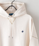 【BEVERLY HILLS POLO CLUB/ビバリーヒルズポロクラブ】ブランドロゴ ワンポイント刺繍 カゼット付 プルパーカー/ワイドシルエット/裏起毛