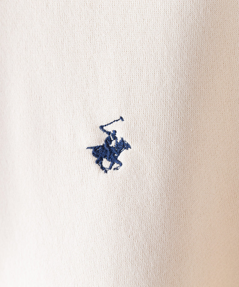 【BEVERLY HILLS POLO CLUB/ビバリーヒルズポロクラブ】ブランドロゴ ワンポイント刺繍 カゼット付 プルパーカー/ワイドシルエット/裏起毛