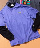 【（What it isNt）ART BY MARKGONZALES / (ワットイットイズント)アートバイマークゴンザレス】 リアル レイヤード ロンT  半袖T ロンT 2枚セット ユニセックス