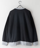 【brknhome/ブロークンホーム】リンガー スウェット シャツ トレーナー