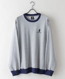 【brknhome/ブロークンホーム】リンガー スウェット シャツ トレーナー